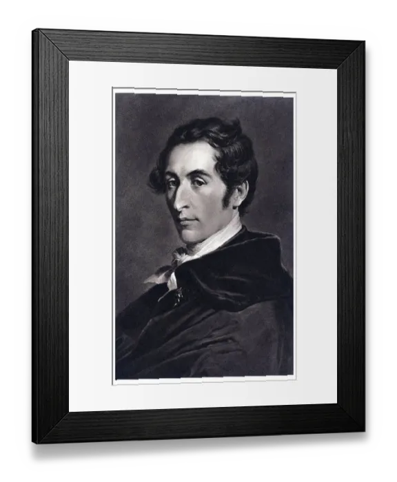 Framed Print : Historic portrait, Carl Maria von Weber