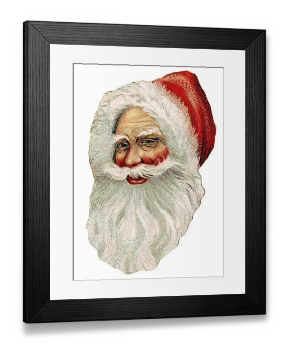 Framed Print : Santa Claus, historical illustration