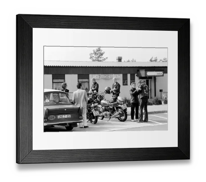 Framed Print : Walsleben-West motorway service area Framed Print : Walsleben-West motorway service area