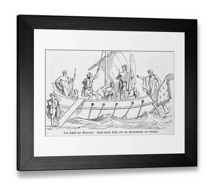 Framed Print : Ship of Menelaus, King of Sparta Framed Print : Ship of Menelaus, King of Sparta
