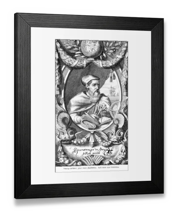 Framed Print : Amerigo Vespucci, navigator and explorer