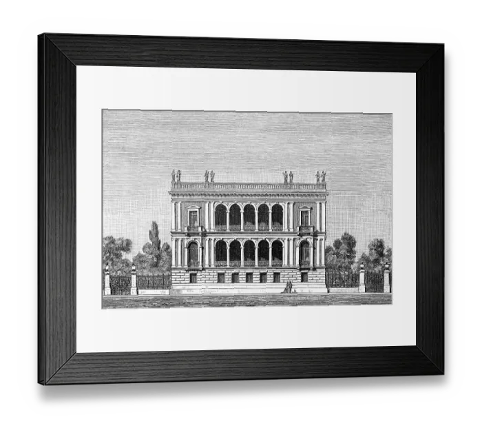 Framed Print : Palace of Heinrich Schliemann, residential building