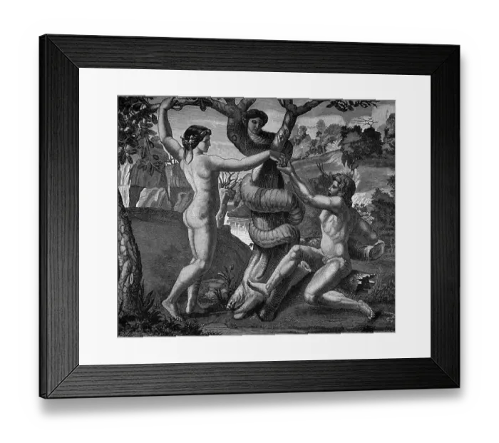 Framed Print : The sins of mankind, the fall of man Framed Print : The sins of mankind, the fall of man