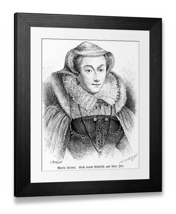 Framed Print : Mary Stuart, Scottish queen, Scotland Framed Print : Mary Stuart, Scottish queen, Scotland