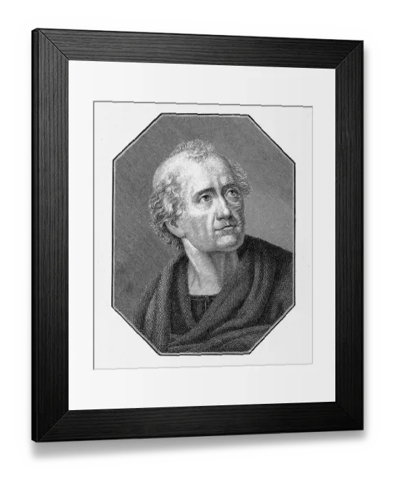 Framed Print : Friedrich Gottlieb Klopstock (1724-1803), poet Framed Print : Friedrich Gottlieb Klopstock (1724-1803), poet