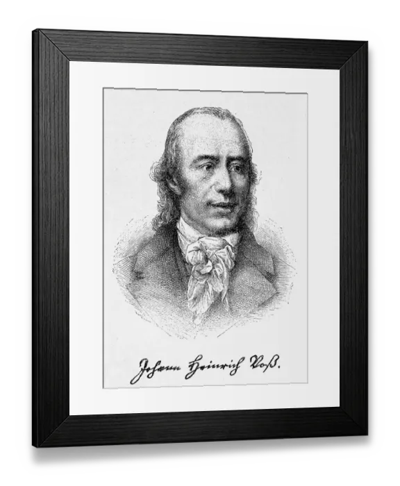 Framed Print : Johann Heinrich Voss (1750-1826), poet, translator