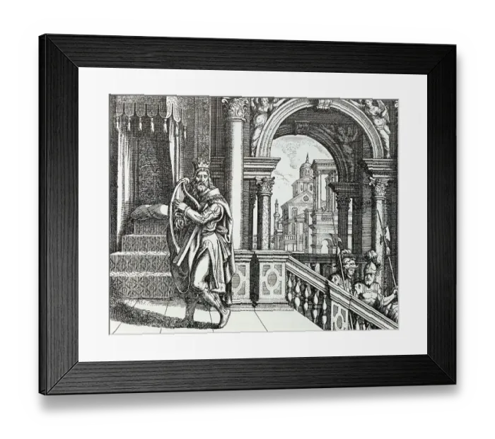 Framed Print : Merian Bible by Matthaeus Merian Framed Print : Merian Bible by Matthaeus Merian