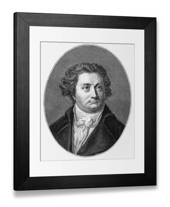 Framed Print : August Wilhelm Iffland (1759-1814)