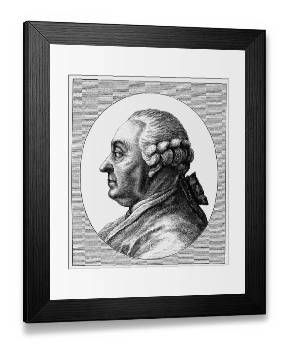 Framed Print : Johann Caspar Goethe (1710-1782)