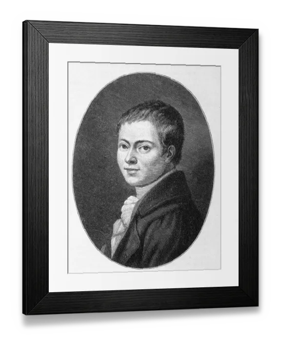 Framed Print : Heinrich von Kleist (1777-1811)