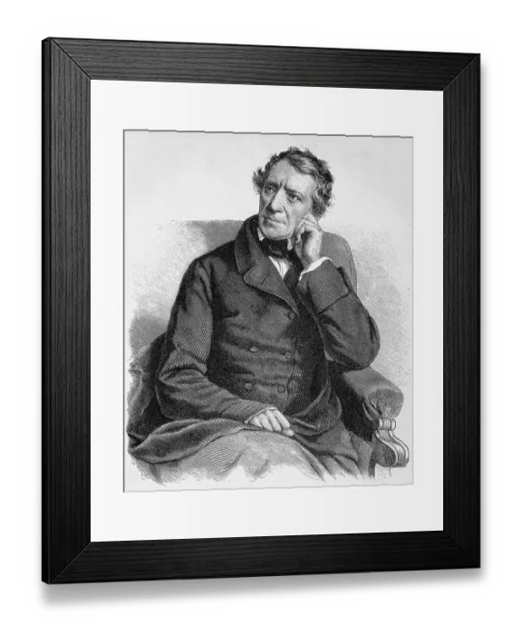 Framed Print : Franz Grillparzer (1791 - 1872)