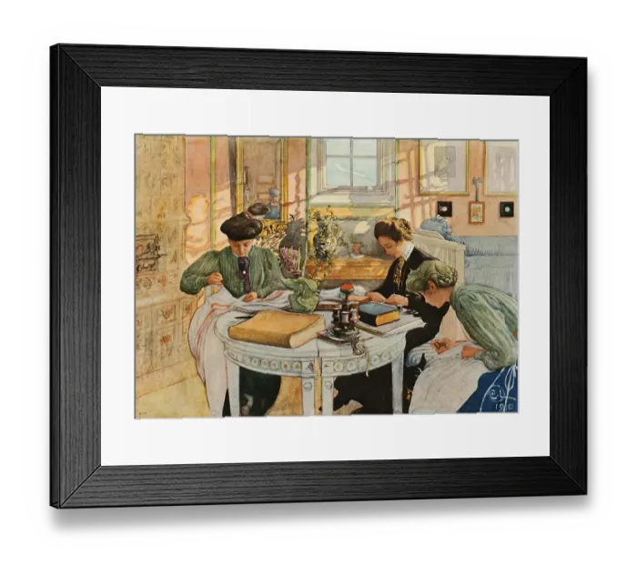 Framed Print : Dowry, historical illustration