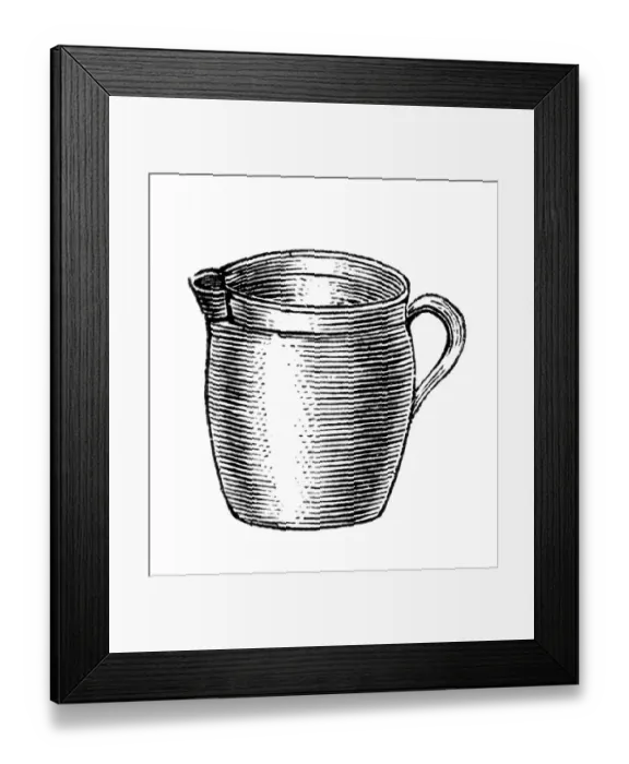 Framed Print : Iron ware, historical illustration from: Marie Adenfeller Framed Print : Iron ware, historical illustration from: Marie Adenfeller
