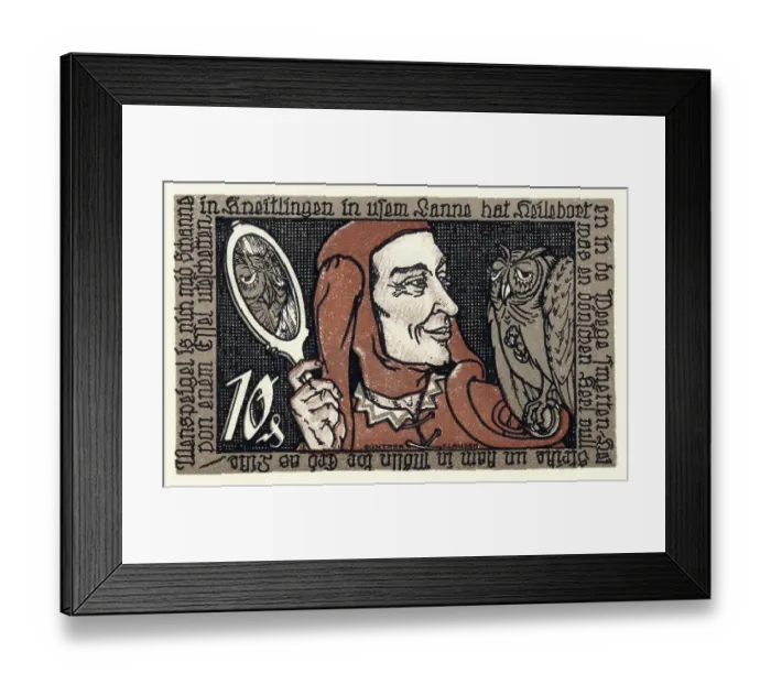 Framed Print : Emergency currency from Brunswick