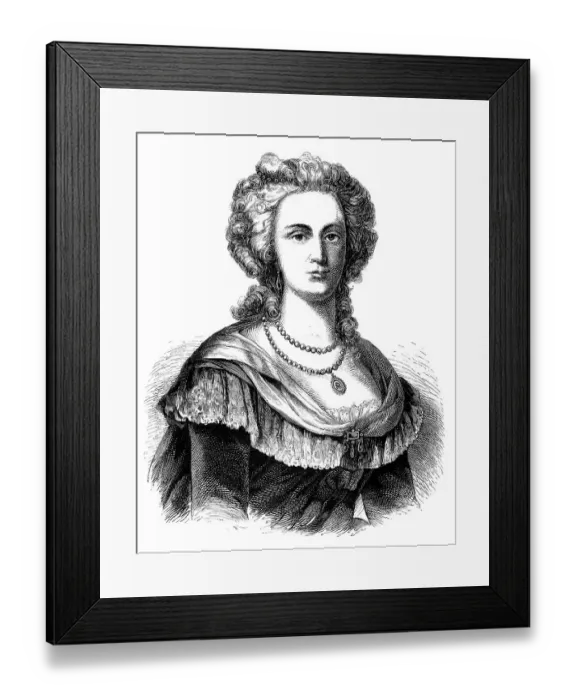 Framed Print : Marie Antoinette or Maria Antonia Josepha Johanna