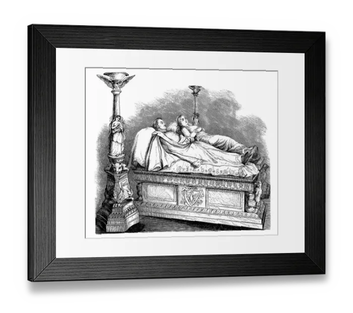 Framed Print : The tomb of Louise of Mecklenburg-Strelitz