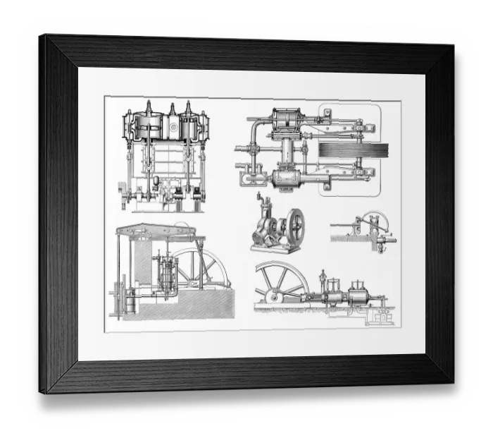 Framed Print : Historical graphic representation Framed Print : Historical graphic representation