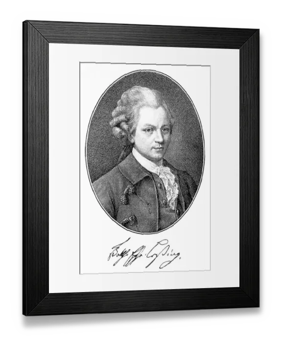 Framed Print : Historic print, copper engraving