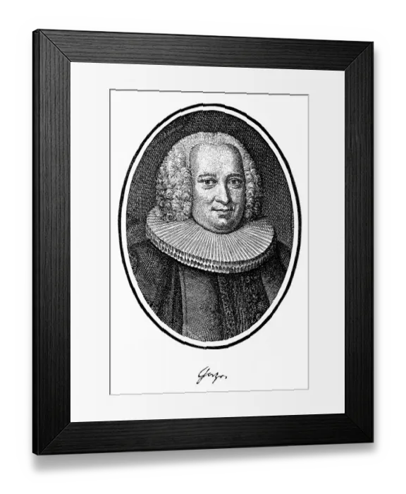 Framed Print : Historic print, copper engraving Framed Print : Historic print, copper engraving