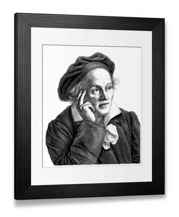 Framed Print : Historical drawing from the 19th Century Framed Print : Historical drawing from the 19th Century
