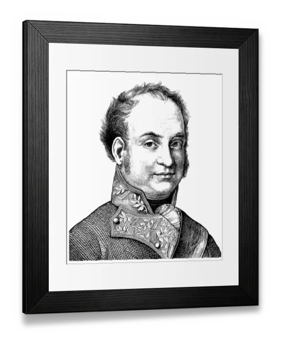 Framed Print : Historical drawing from the 19th Century Framed Print : Historical drawing from the 19th Century