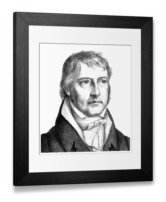 Framed Print : Historical drawing from the 19th Century
