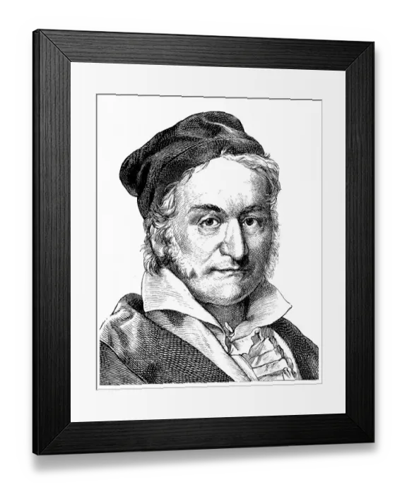 Framed Print : Historical drawing from the 19th Century