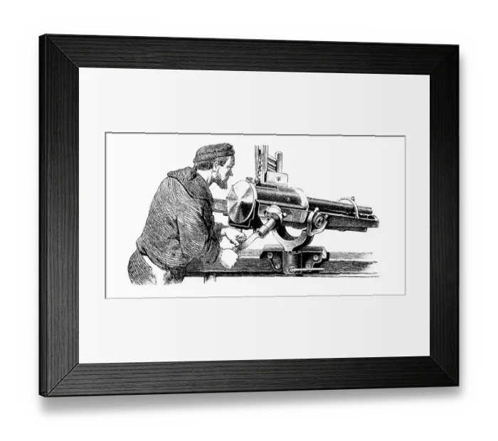 Framed Print : Historical illustration from the 19th Century Framed Print : Historical illustration from the 19th Century