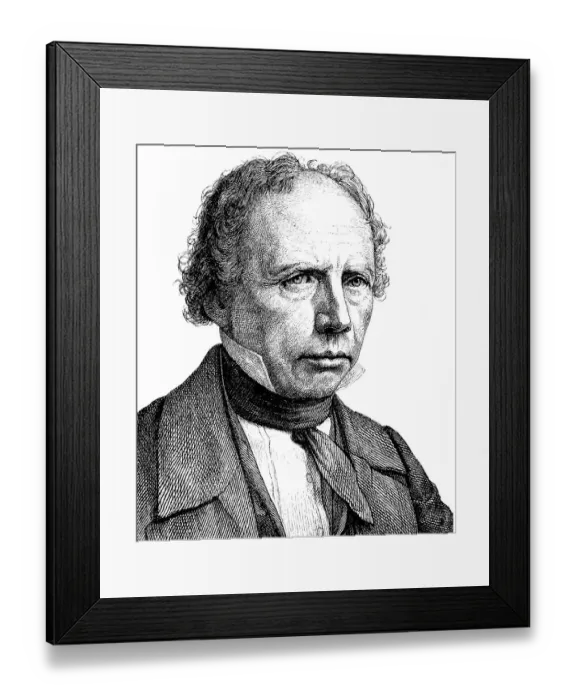 Framed Print : Historical illustration from the 19th century