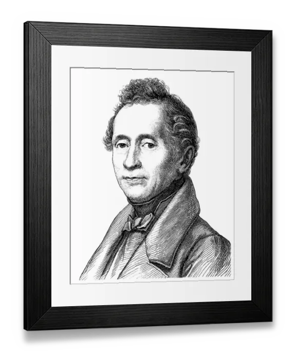 Framed Print : Historical illustration from the 19th century Framed Print : Historical illustration from the 19th century