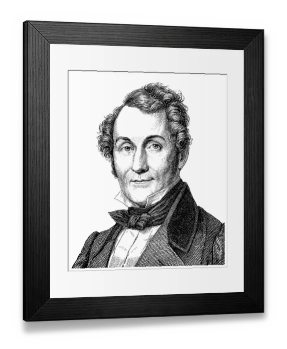 Framed Print : Historical illustration from the 19th century Framed Print : Historical illustration from the 19th century