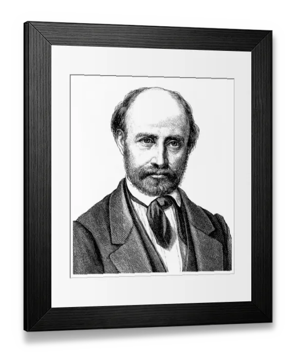 Framed Print : Historical illustration from the 19th century Framed Print : Historical illustration from the 19th century