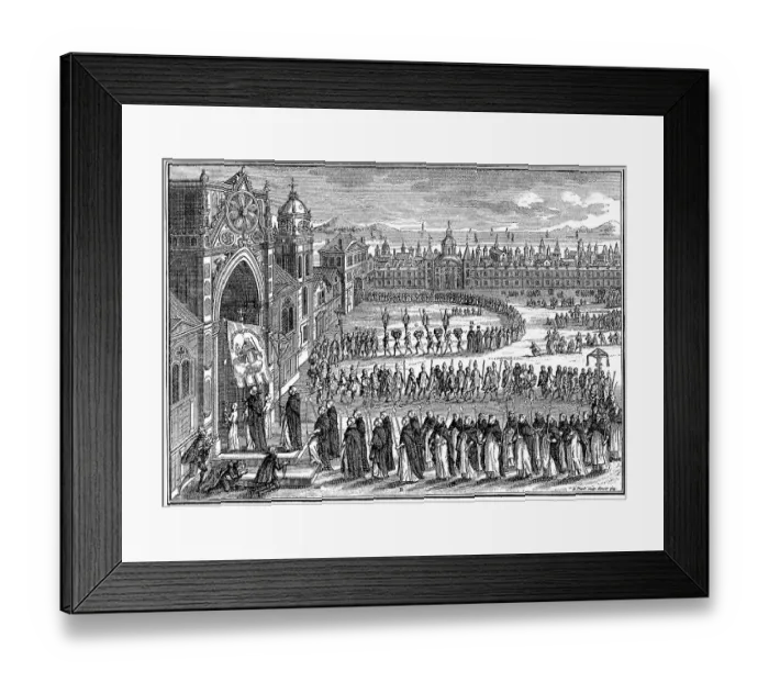 Framed Print : Copper engraving from 1723, the Inquisition in Spain Framed Print : Copper engraving from 1723, the Inquisition in Spain