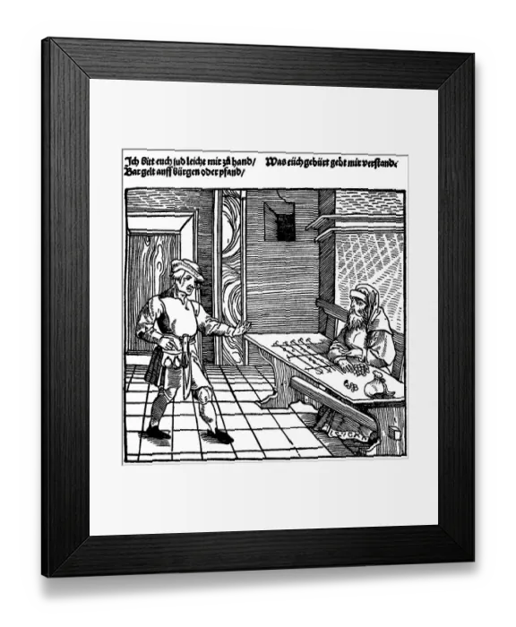 Framed Print : Historical illustration from the 19th century