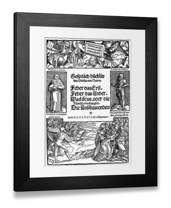 Framed Print : Cover of the interview booklet Framed Print : Cover of the interview booklet