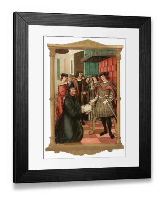 Framed Print : Historical print from the 19th century Framed Print : Historical print from the 19th century