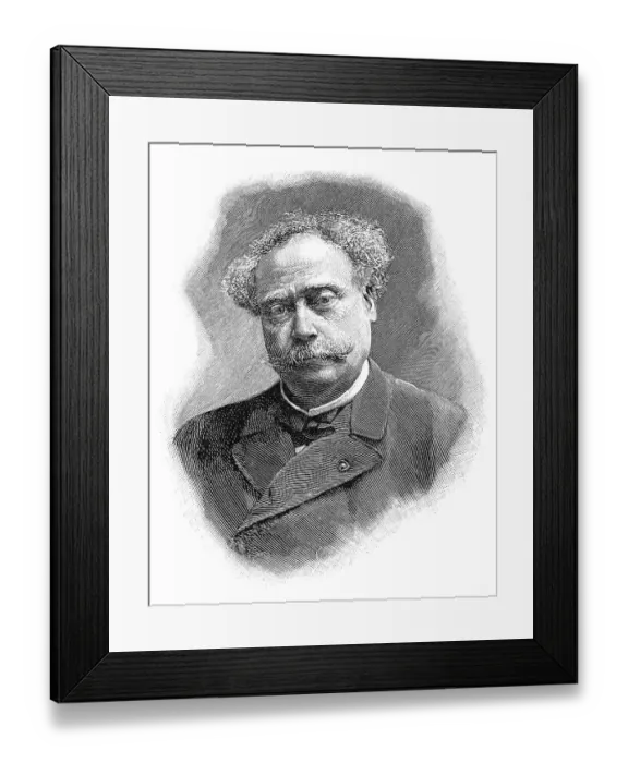 Framed Print : Historical print from the 19th century