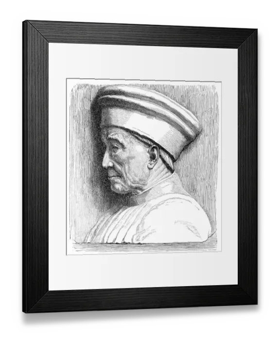 Framed Print : Historical print from the 19th century Framed Print : Historical print from the 19th century