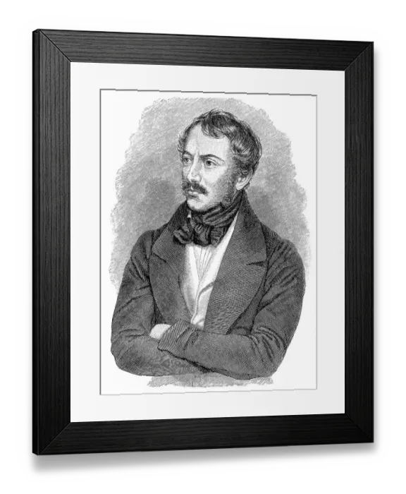 Framed Print : Historical illustration from the 19th century