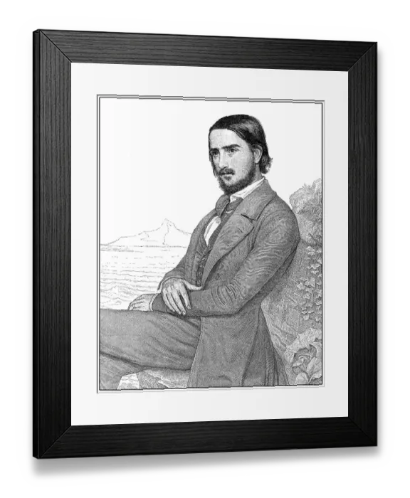 Framed Print : Historical illustration from the 19th century