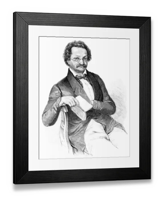 Framed Print : Historical illustration from the 19th century Framed Print : Historical illustration from the 19th century