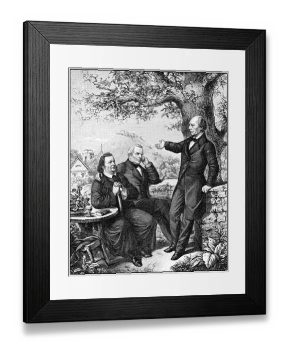 Framed Print : Historical illustration from the 19th century Framed Print : Historical illustration from the 19th century