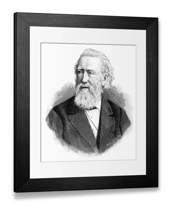 Framed Print : Historical illustration from the 19th century Framed Print : Historical illustration from the 19th century