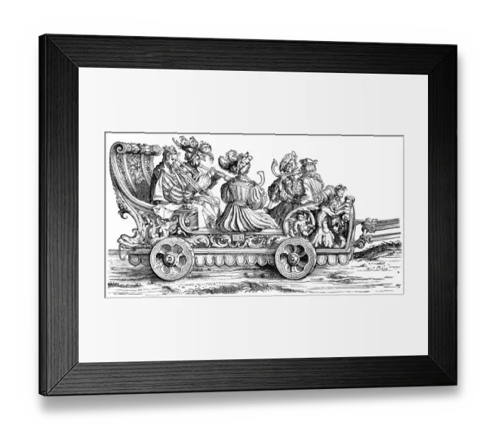 Framed Print : Historic drawing from the 19th century Framed Print : Historic drawing from the 19th century