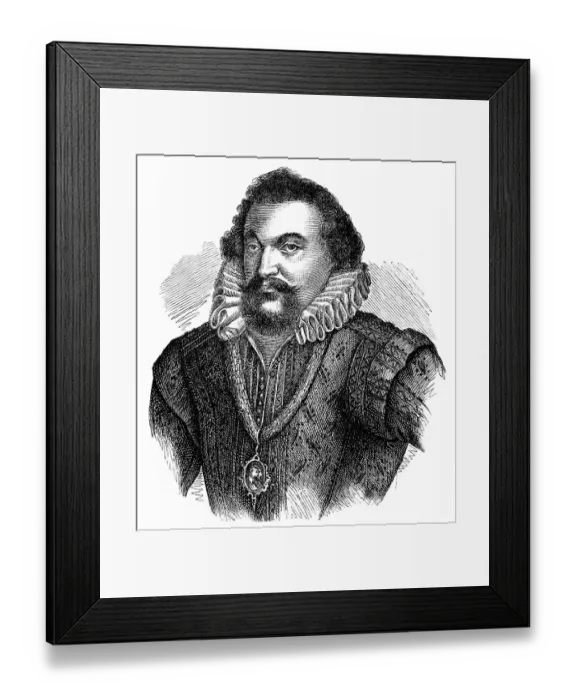 Framed Print : Historic drawing from the 19th century Framed Print : Historic drawing from the 19th century