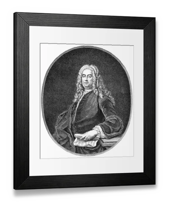 Framed Print : Historic drawing from the 19th century