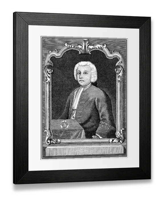 Framed Print : Historic drawing from the 19th century
