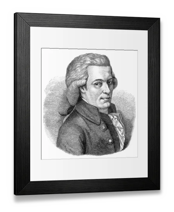 Framed Print : Historic drawing from the 19th century Framed Print : Historic drawing from the 19th century