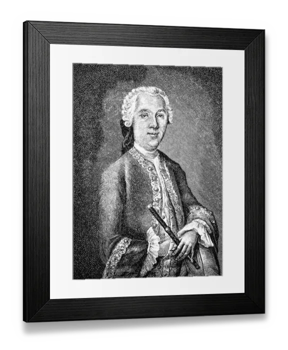 Framed Print : Historic drawing from the 19th century Framed Print : Historic drawing from the 19th century