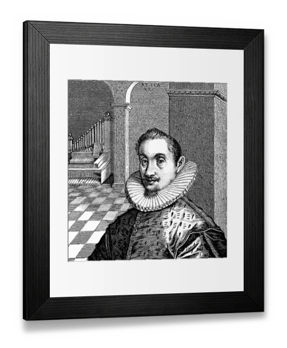 Framed Print : Historical drawing from the 19th Century